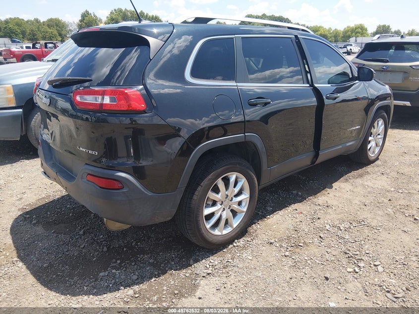 Vin: 1c4pjldb6fw671672, lot: 46261280, jeep cherokee limited 20154