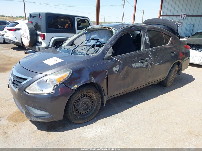 Vin: 3n1cn7ap6fl830399, lot: 46261282, nissan versa 1.6 s+ 20152