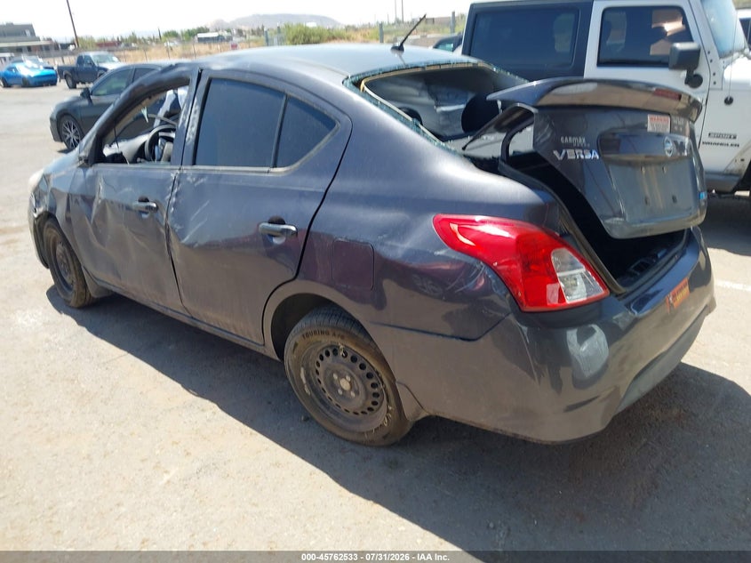 Vin: 3n1cn7ap6fl830399, lot: 46261282, nissan versa 1.6 s+ 20153