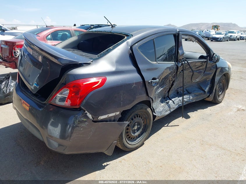 Vin: 3n1cn7ap6fl830399, lot: 46261282, nissan versa 1.6 s+ 20154