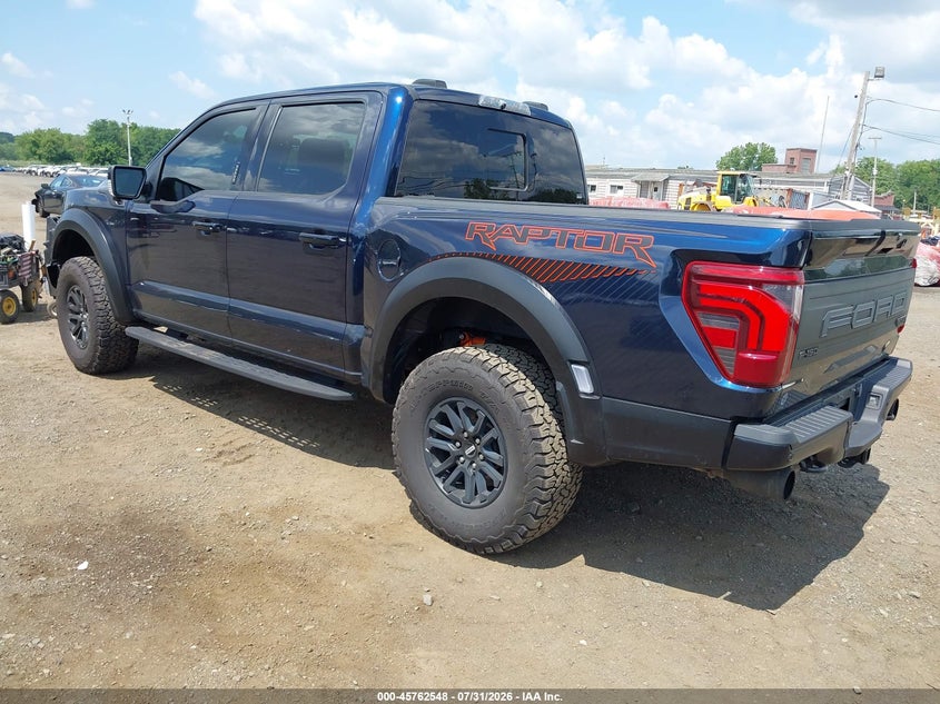 Vin: 1ftfw1rg2rfa18587, lot: 46261297, ford f-150 raptor 20243