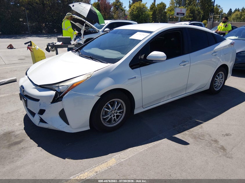 Vin: jtdkarfuxg3520381, lot: 46261312, toyota prius three 20162