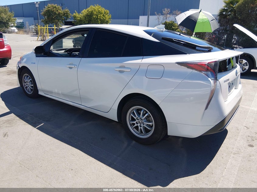 Vin: jtdkarfuxg3520381, lot: 46261312, toyota prius three 20163