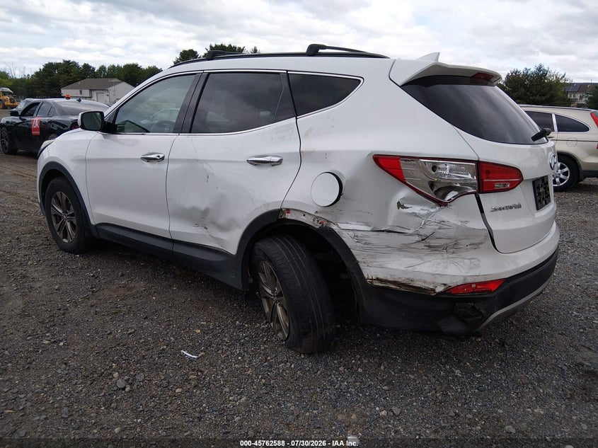 Vin: 5xyzu3lb4eg168901, lot: 46261337, hyundai santa fe sport 2.4l 20143