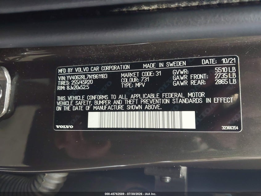 VOLVO XC60 - zdjęcie 9