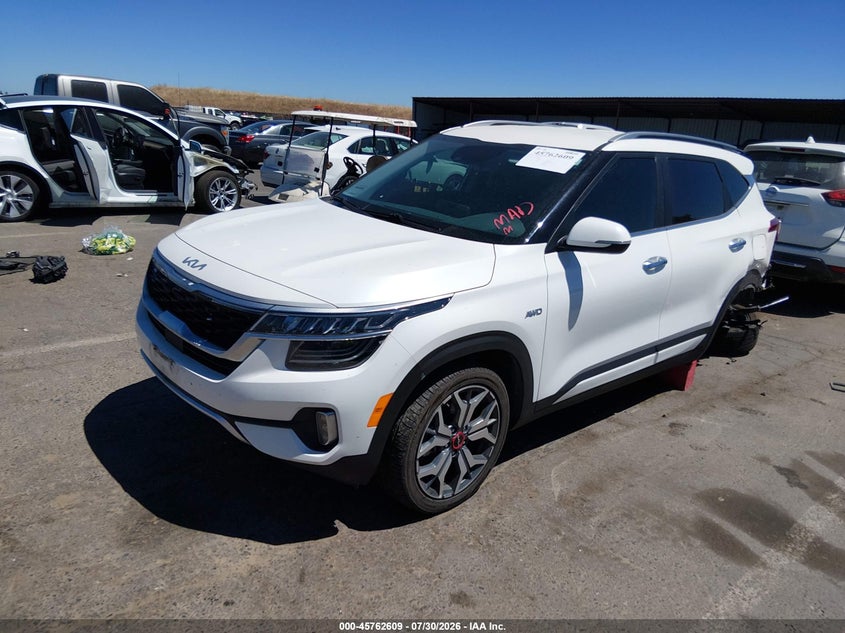 Vin: kndetca26p7428042, lot: 46261358, kia seltos sx turbo 20232