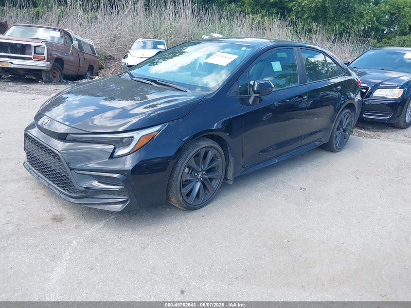 Vin: 5yfs4mce5sp217287, lot: 46261392, toyota corolla se 20252