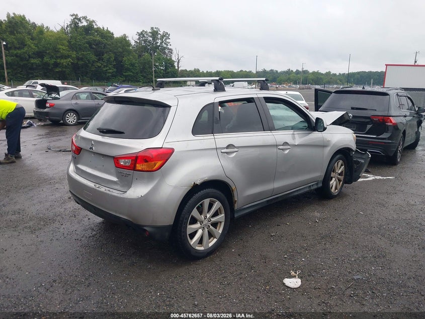 Vin: 4a4ar4au0de010662, lot: 46261406, mitsubishi outlander sport se 20134