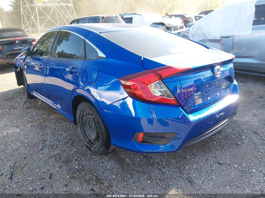 Vin: 19xfc2f54he045848, lot: 46261440, honda civic lx 20173