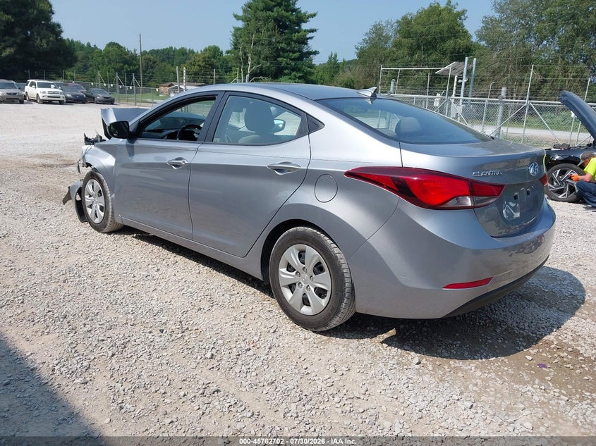 Vin: 5npdh4ae9gh664144, lot: 46261451, hyundai elantra se 20163