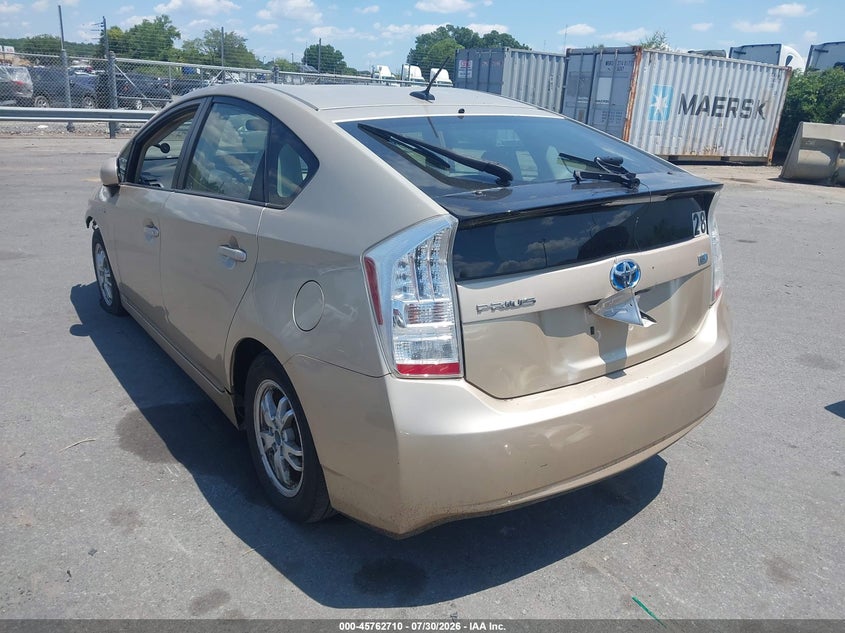 Vin: jtdkn3du9a1005329, lot: 46261459, toyota prius ii 20103