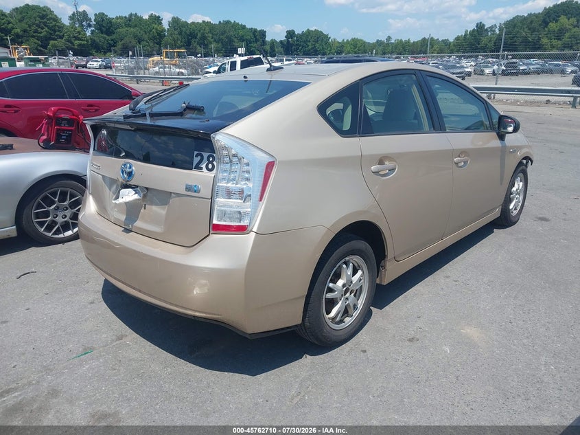 Vin: jtdkn3du9a1005329, lot: 46261459, toyota prius ii 20104