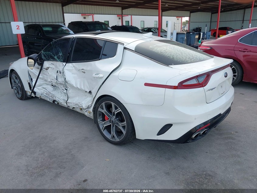 Vin: knae55lc3k6063293, lot: 46261486, kia stinger gt2 20193