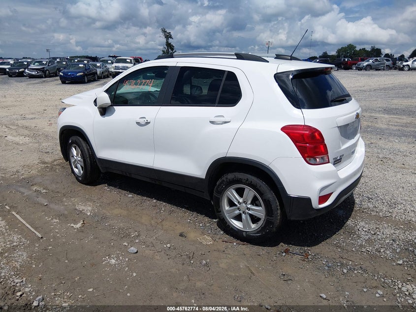 Vin: kl7cjpsm0nb542176, lot: 46261523, chevrolet trax awd lt 20223