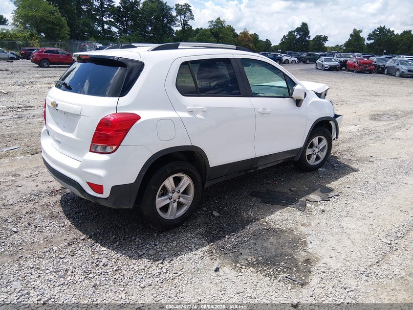 Vin: kl7cjpsm0nb542176, lot: 46261523, chevrolet trax awd lt 20224
