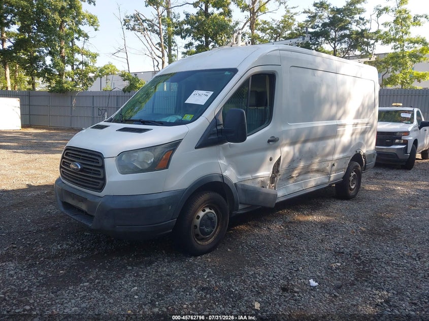 Vin: 1ftnr2cm7fkb07176, lot: 46261545, ford transit-250 20152