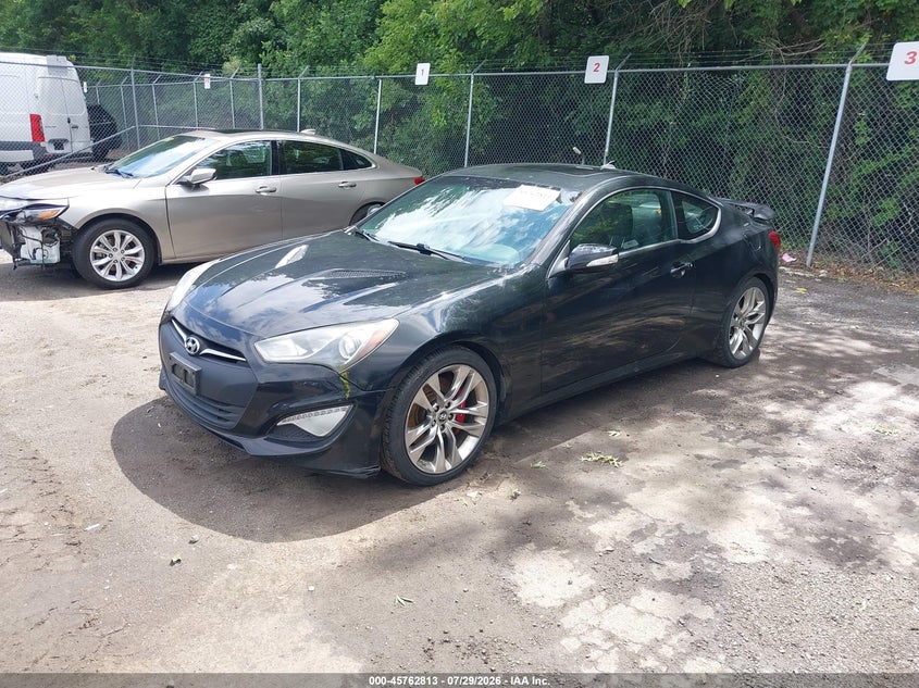 Vin: kmhhu6kj6du108147, lot: 46261562, hyundai genesis 3.8 track 20132