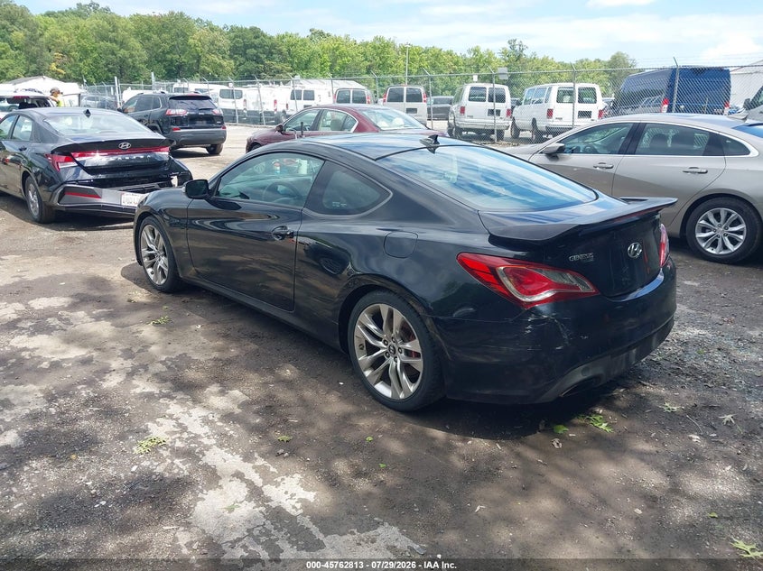 Vin: kmhhu6kj6du108147, lot: 46261562, hyundai genesis 3.8 track 20133