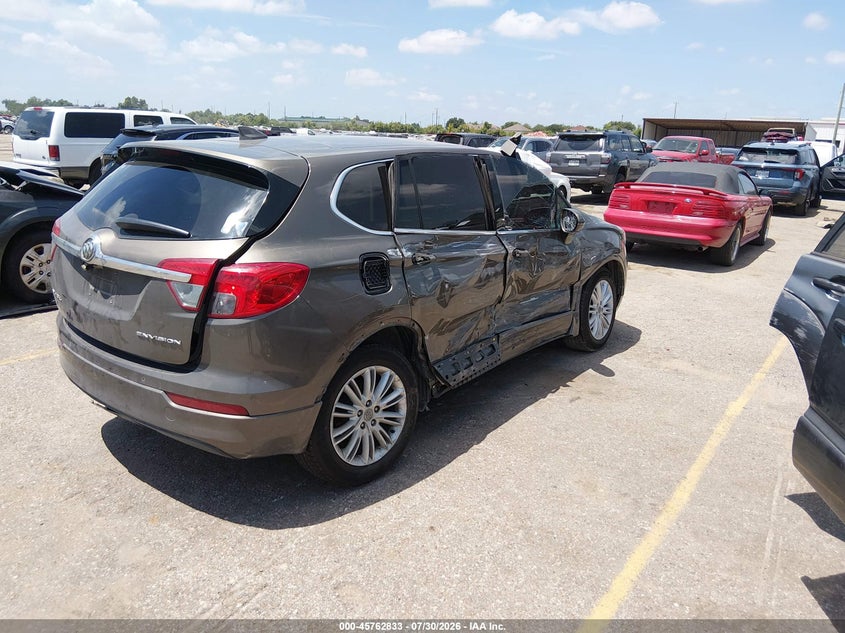 Vin: lrbfxbsa0jd007093, lot: 46261582, buick envision preferred 20184