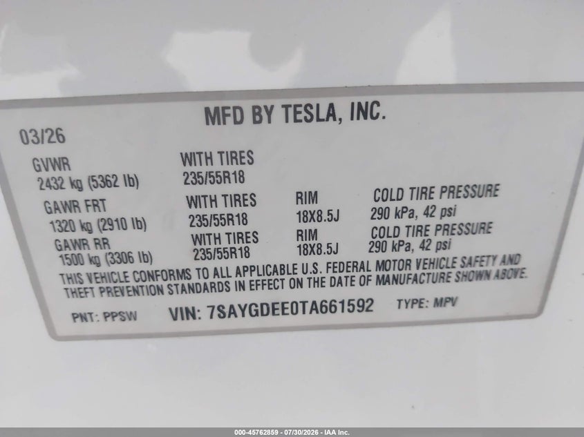 TESLA MODEL Y - zdjęcie 9