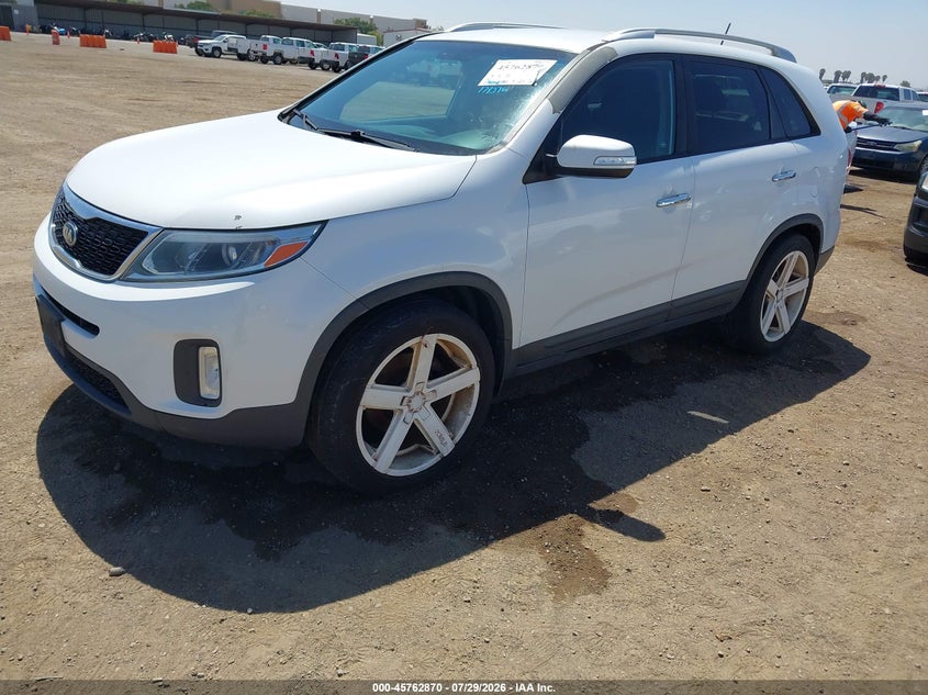 Vin: 5xykt4a71fg637632, lot: 46261619, kia sorento lx v6 20152