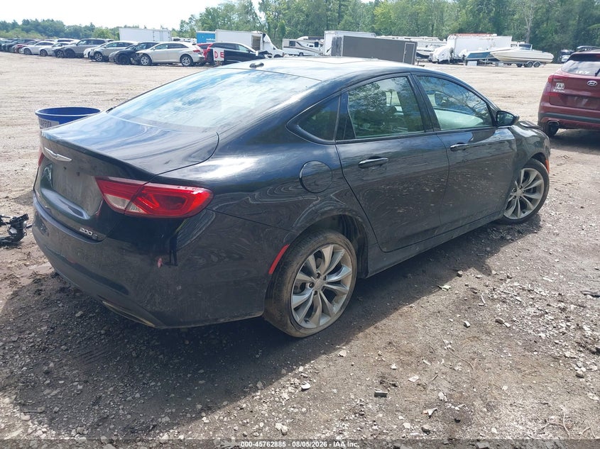 Vin: 1c3cccbbxfn662088, lot: 46261634, chrysler 200 s 20154