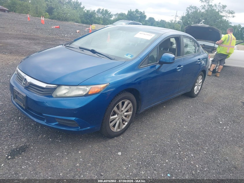 Vin: 2hgfb2f88ch537763, lot: 46261702, honda civic ex 20122