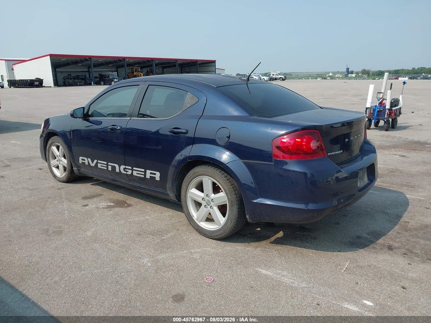 Vin: 1c3cdzab2dn567247, lot: 46261717, dodge avenger se 20133