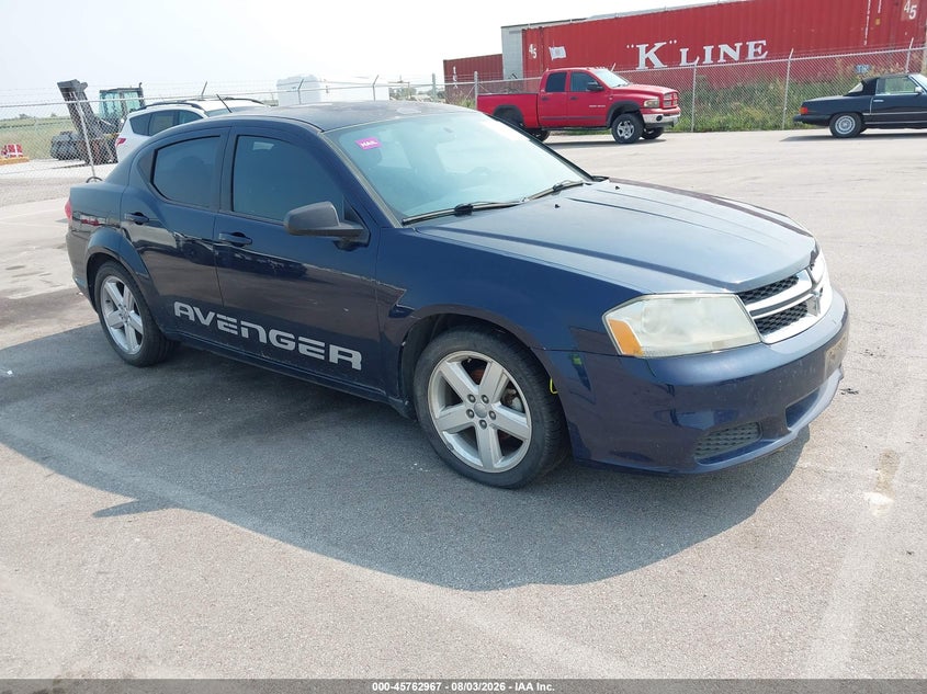 2013 DODGE AVENGER auction photo 1