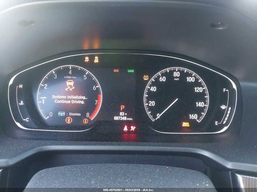 2020 HONDA ACCORD auction photo 7