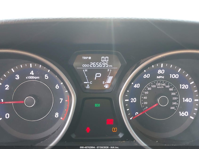 2013 HYUNDAI ELANTRA auction photo 7