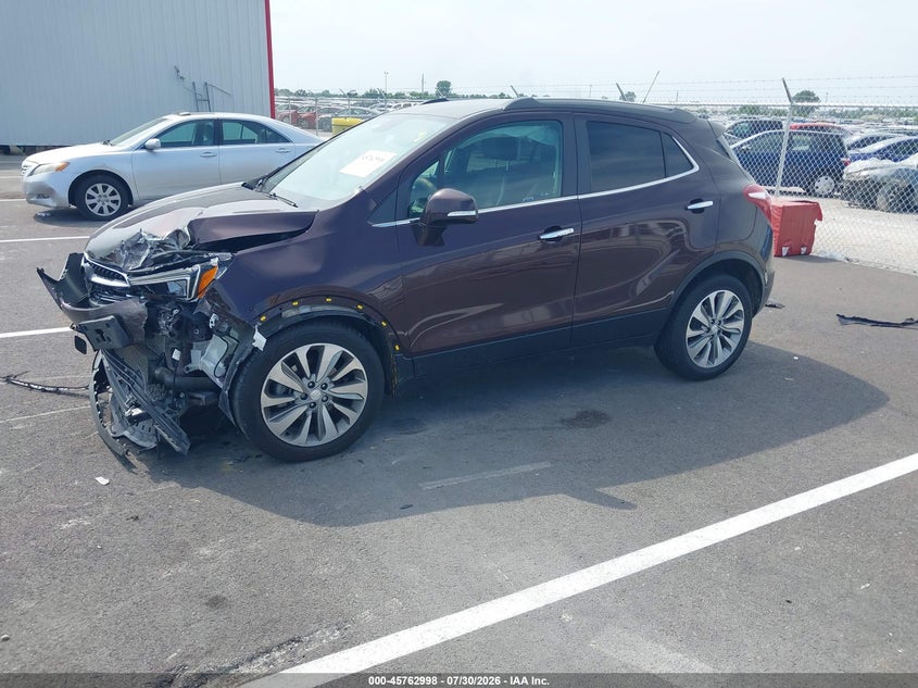 Vin: kl4cjasb0jb513215, lot: 46261746, buick encore preferred 20182