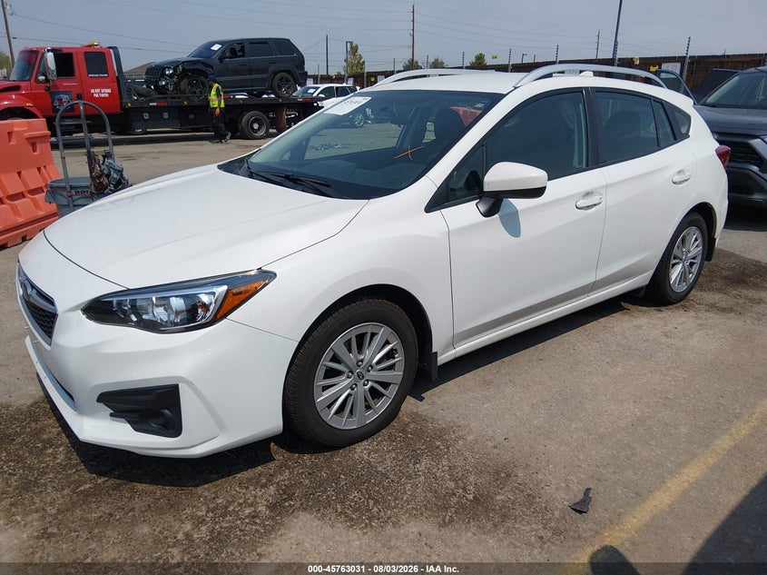 Vin: 4s3gtab62j3701216, lot: 46261780, subaru impreza 2.0i premium 20182