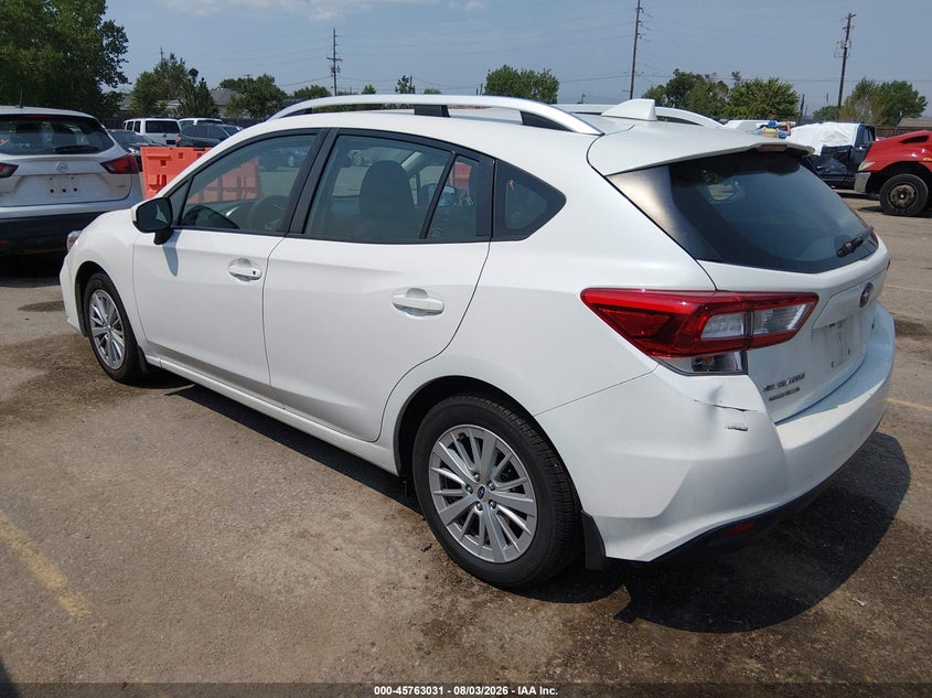 Vin: 4s3gtab62j3701216, lot: 46261780, subaru impreza 2.0i premium 20183