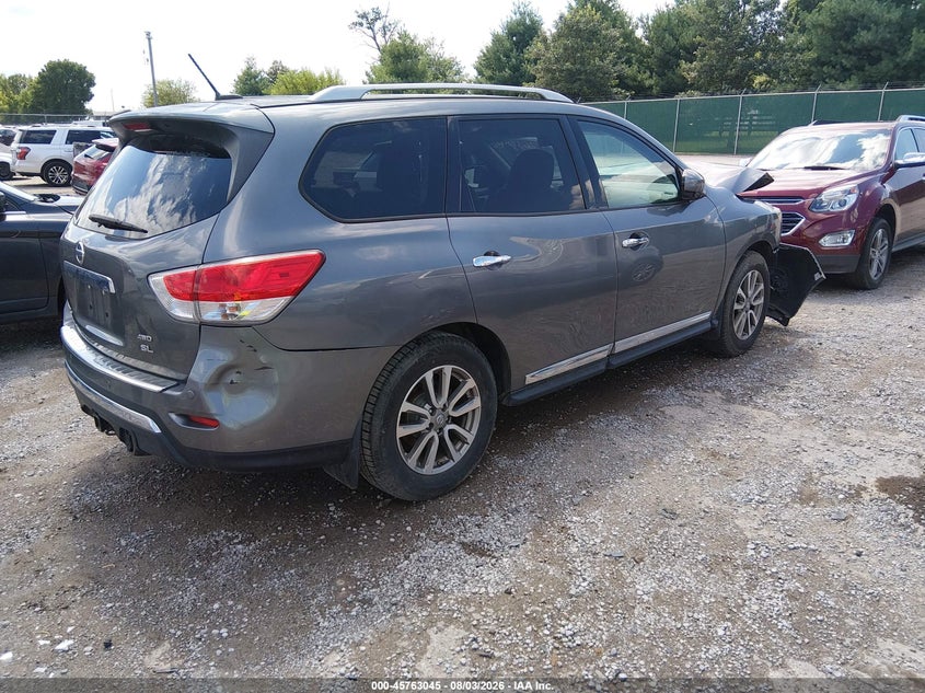 Vin: 5n1ar2mm3fc712329, lot: 46261793, nissan pathfinder sl 20154