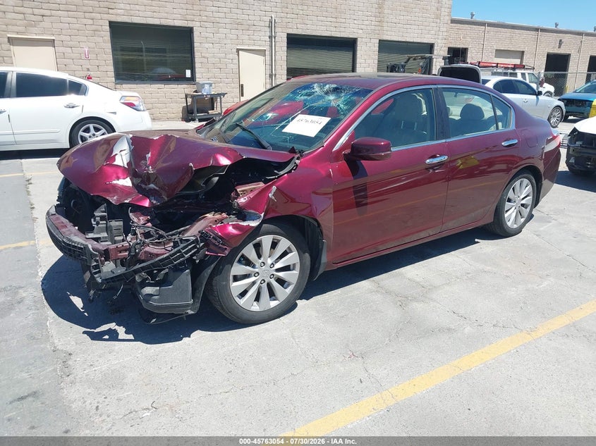 Vin: 1hgcr2f82ea165367, lot: 46261803, honda accord ex-l 20142