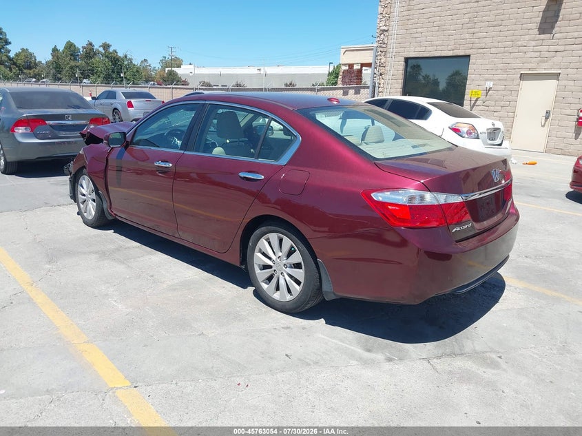 Vin: 1hgcr2f82ea165367, lot: 46261803, honda accord ex-l 20143