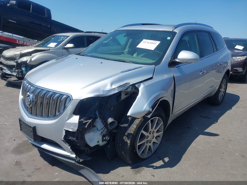 Vin: 5gakrbkd7fj219357, lot: 46261841, buick enclave leather 20152