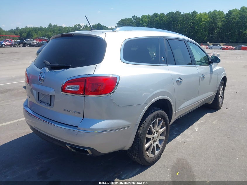 Vin: 5gakrbkd7fj219357, lot: 46261841, buick enclave leather 20154