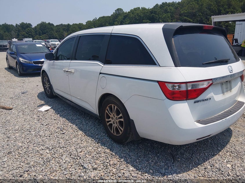 Vin: 5fnrl5h62bb071774, lot: 46261855, honda odyssey ex-l 20113