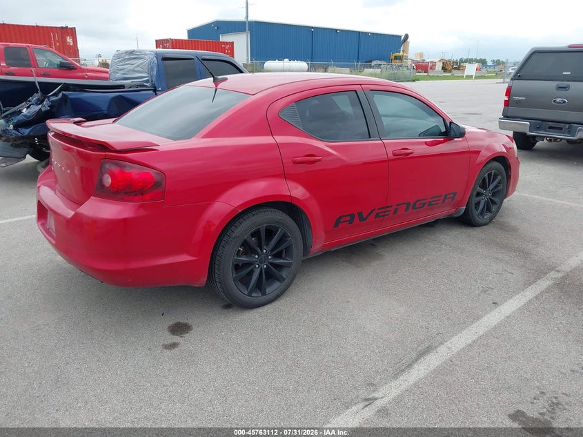 Vin: 1c3cdzab2en160711, lot: 46261861, dodge avenger se 20144