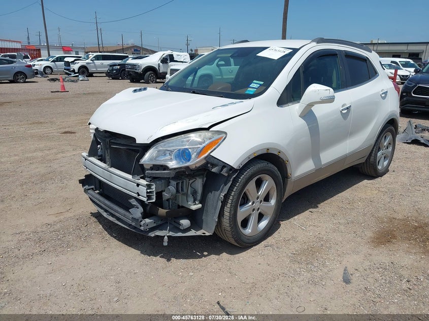 Vin: kl4cjdsb6gb583313, lot: 46261877, buick encore premium 20162