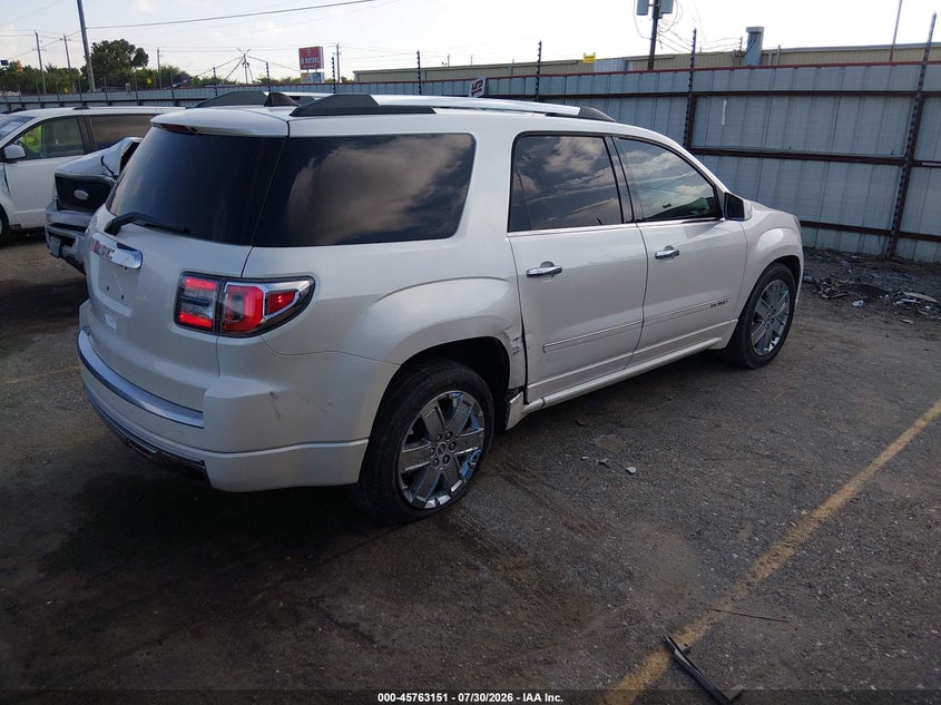 Vin: 1gkkrtkd8ej212408, lot: 46261900, gmc acadia denali 20144