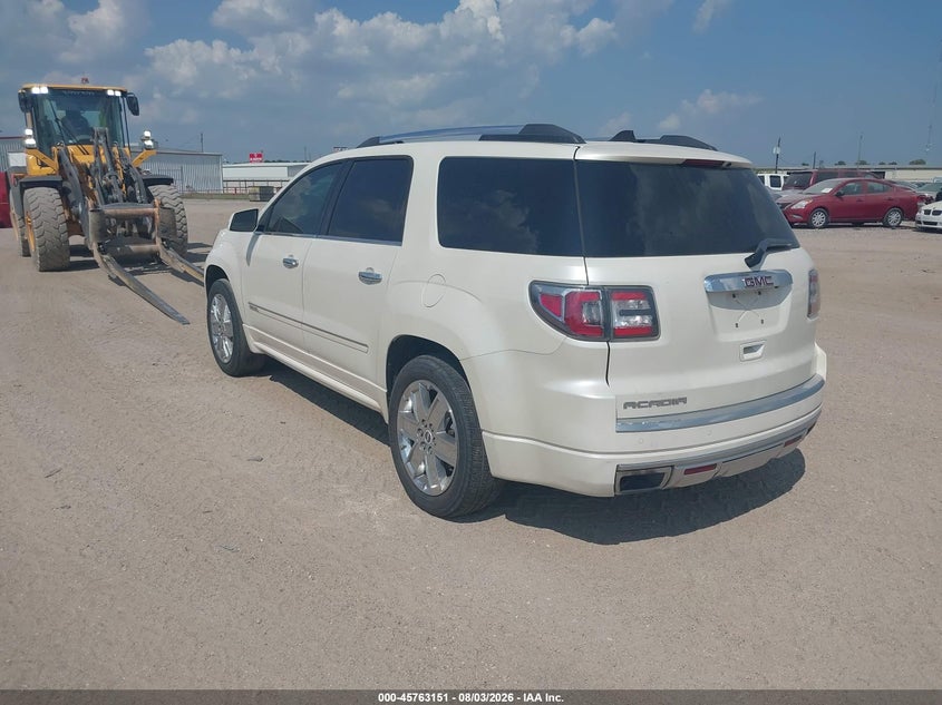 Vin: 1gkkrtkd8ej212408, lot: 46261900, gmc acadia denali 20143