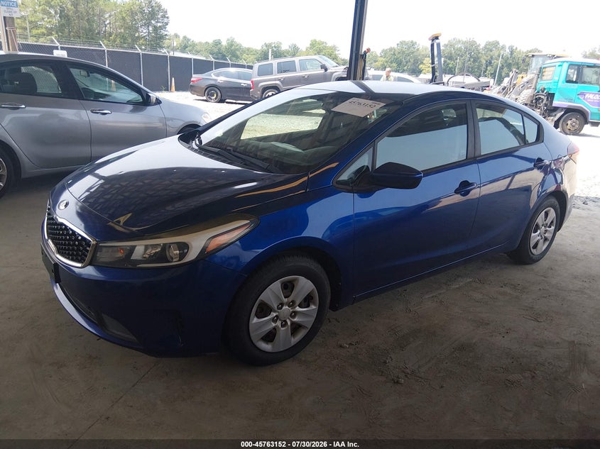 Vin: 3kpfl4a70je184966, lot: 46261901, kia forte lx 20182