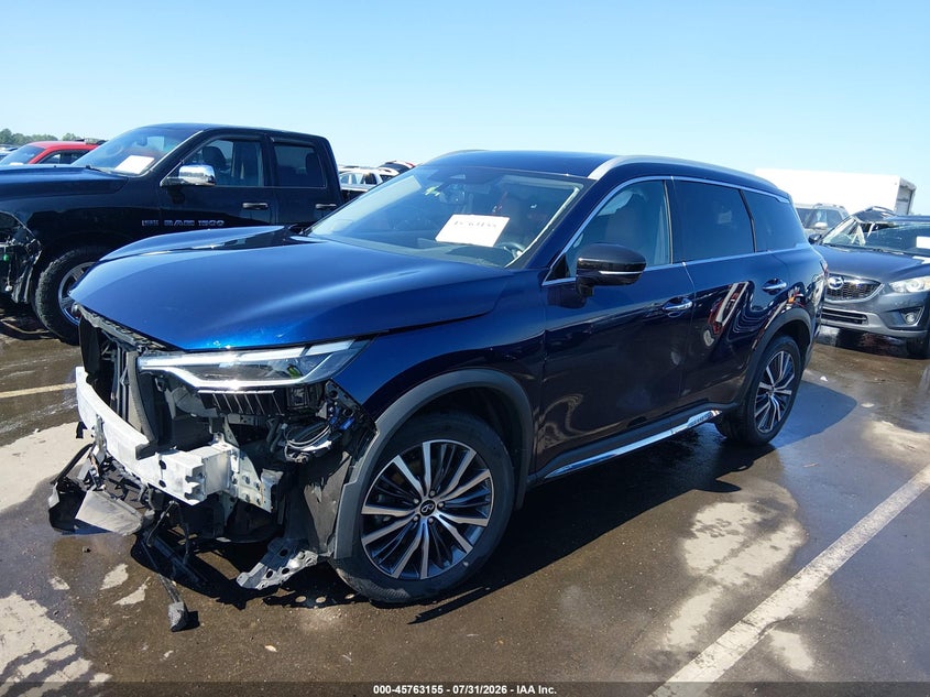 Vin: 5n1dl1gs2nc343495, lot: 46261904, infiniti qx60 sensory awd 20222