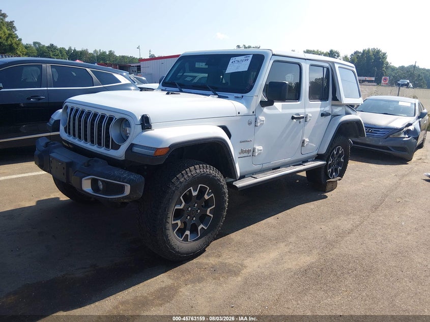 Vin: 1c4pjxen7rw158211, lot: 46261908, jeep wrangler 4-door sahara 4x4 20242