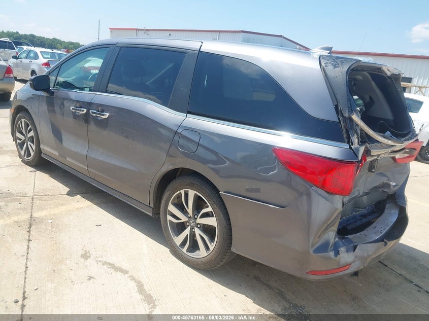 Vin: 5fnrl6h8xnb039408, lot: 46261914, honda odyssey touring 20223