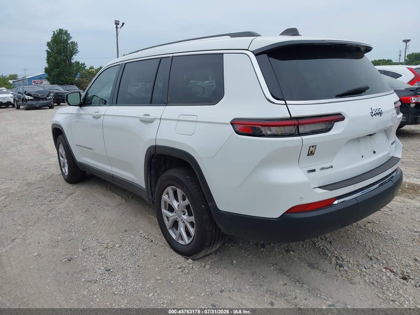 Vin: 1c4rjkbg8m8110831, lot: 46261927, jeep grand cherokee l limited 4x4 20213