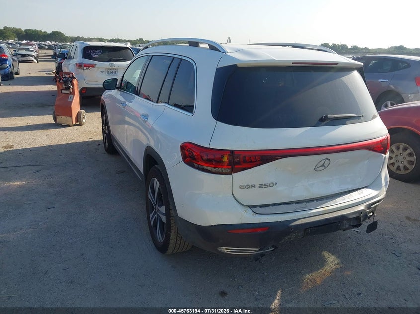 Vin: w1n9m0cb0pn033837, lot: 46261943, mercedes-benz eqb 250 suv 20233
